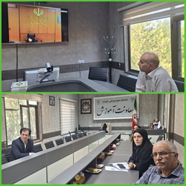 برگزاری نشست وبیناری معاون محترم آموزشی با سرکار خانم دکتر طاهره چنگیز معاون محترم آموزشی وزارت بهداشت